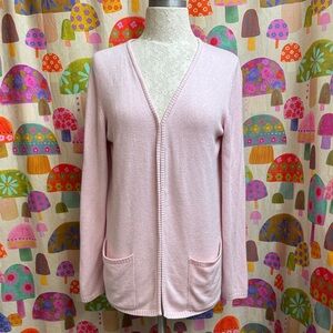 Jaeger L/S Button Down Sweater with Pockets. Medium?